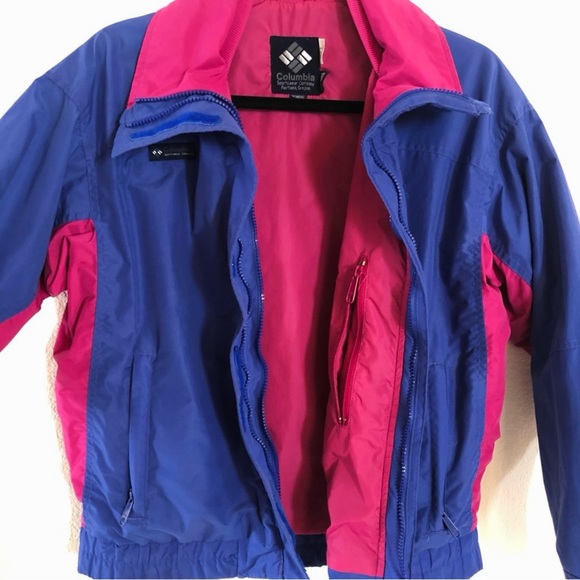 Vintage 90s Columbia Snow Ski Jacket Windbreaker - Picture 4 of 6
